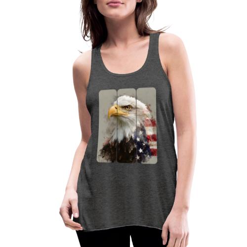 USA: Eagle of the Free - Women's Flowy Tank Top by Bella