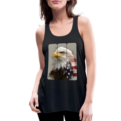 USA: Eagle of the Free - Women's Flowy Tank Top by Bella