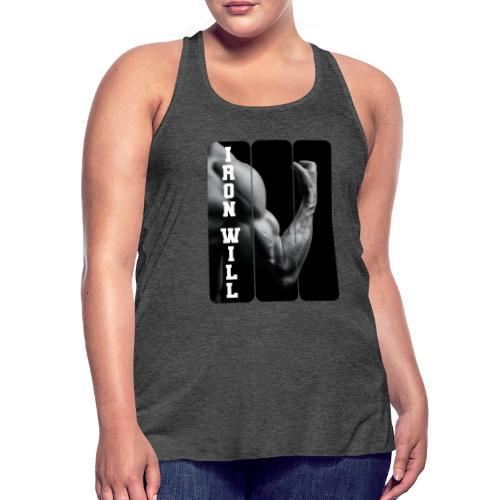 Bodybuilding: Iron Will - Women's Flowy Tank Top by Bella