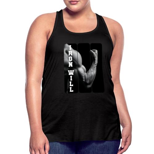 Bodybuilding: Iron Will - Women's Flowy Tank Top by Bella