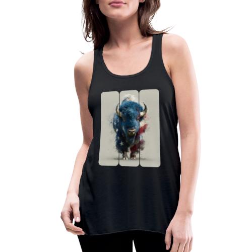 USA: Spirit of the Plains - Women's Flowy Tank Top by Bella