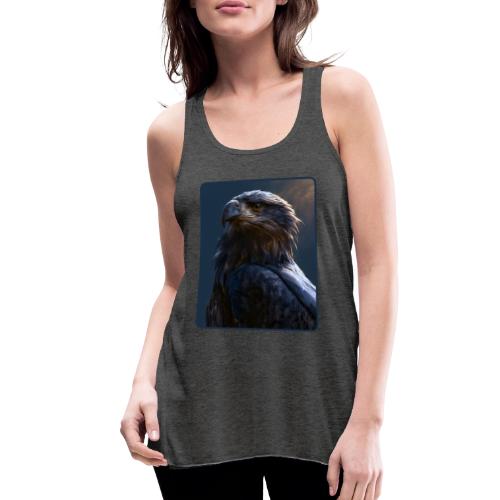 Majestic Eagle Cinematic Portrait Design - Women's Flowy Tank Top by Bella