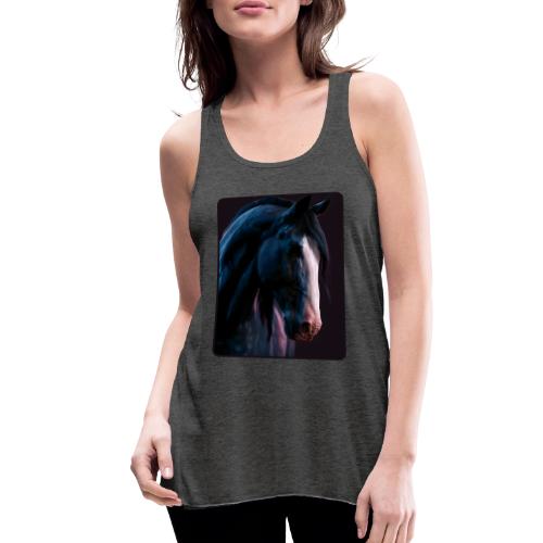 Noble Horse Cinematic Portrait Design - Women's Flowy Tank Top by Bella
