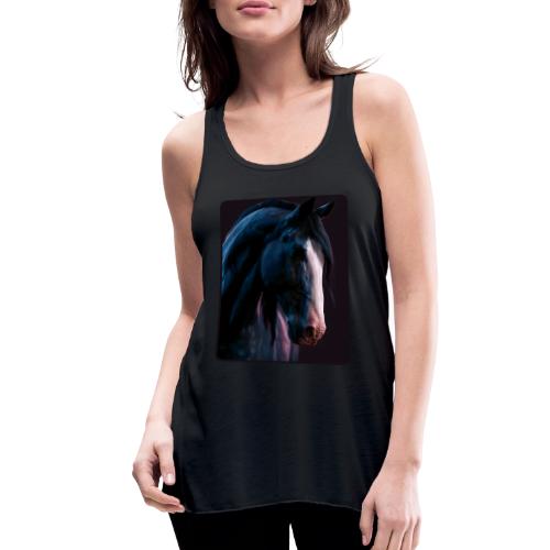 Noble Horse Cinematic Portrait Design - Women's Flowy Tank Top by Bella