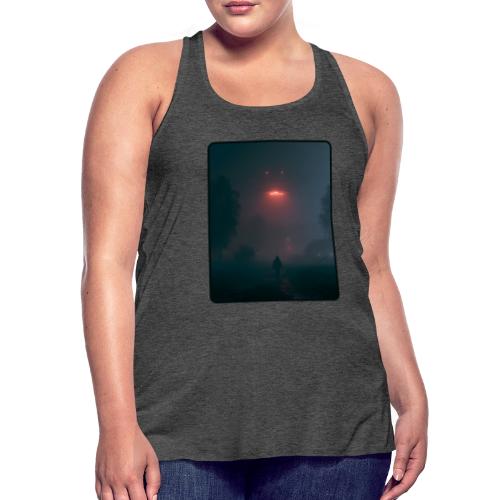 Mysterious UFO Encounter Design - Women's Flowy Tank Top by Bella