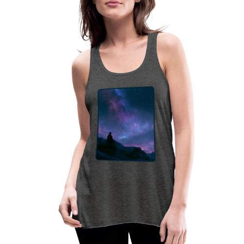 Stargazer Nebula Night Sky Art - Women's Flowy Tank Top by Bella