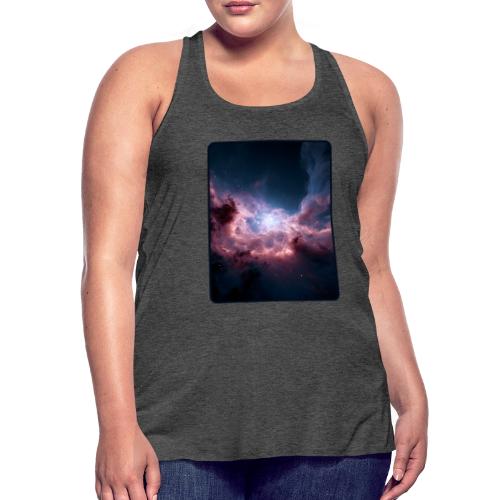 Radiant Cosmic Nebula Artwork - Women's Flowy Tank Top by Bella