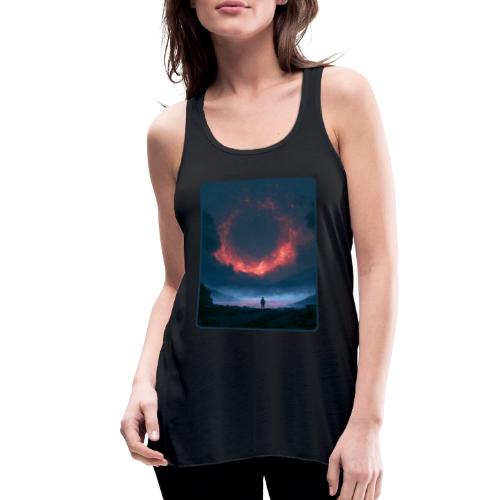 Supernova Reflection Space Scene - Women's Flowy Tank Top by Bella