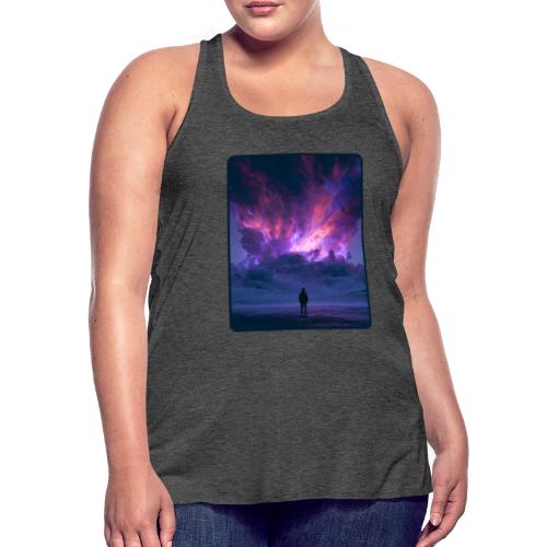 Cosmic Supernova Night Design - Women's Flowy Tank Top by Bella