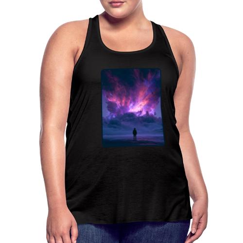 Cosmic Supernova Night Design - Women's Flowy Tank Top by Bella
