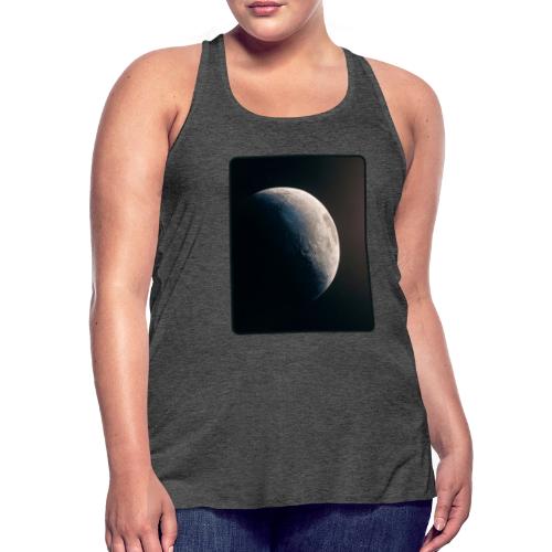 Crescent Moon Celestial Artwork - Women's Flowy Tank Top by Bella
