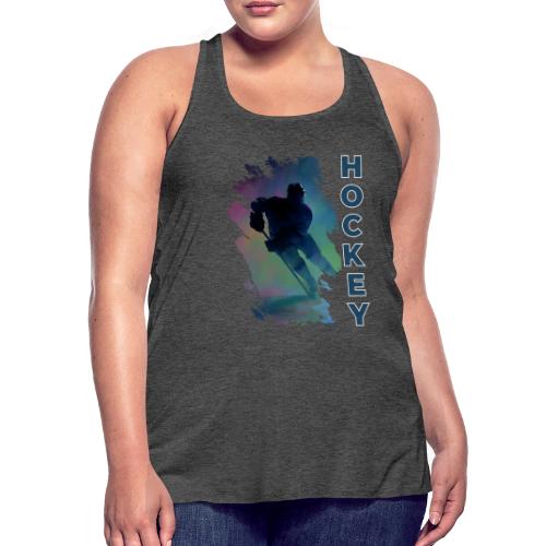 Hockey Pulse - Women's Flowy Tank Top by Bella