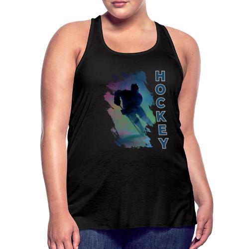 Hockey Pulse - Women's Flowy Tank Top by Bella