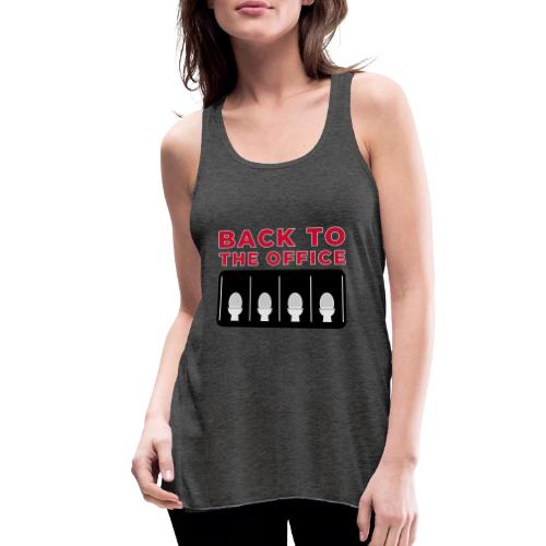 Back to the Office Satire Design - Women's Flowy Tank Top by Bella