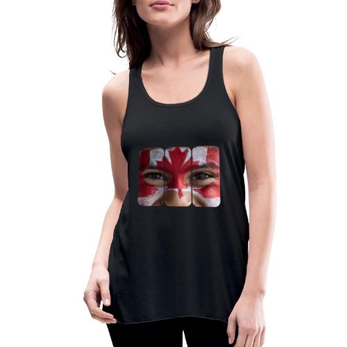 Proudly Canadian - Women's Flowy Tank Top by Bella