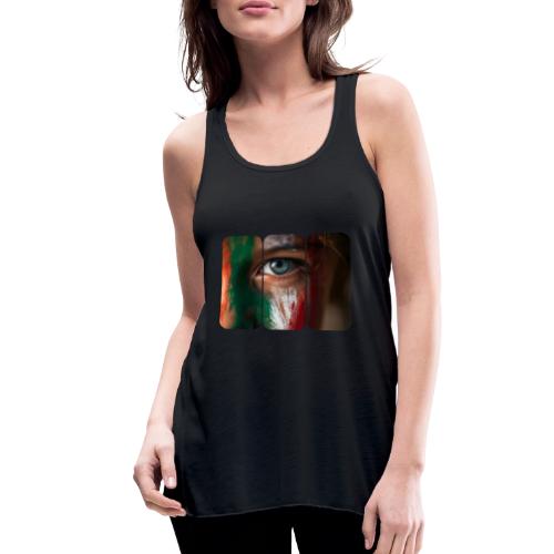 Mexico: Pride in Three Colors - Women's Flowy Tank Top by Bella