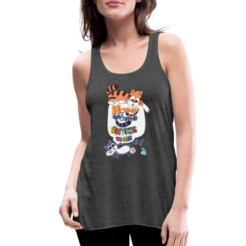 Honey and Tomo Rhymes Sharing - Women's Flowy Tank Top by Bella