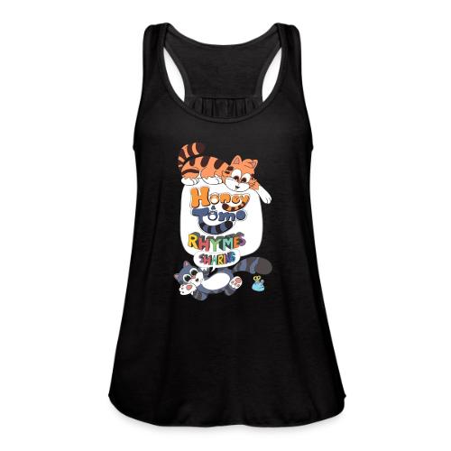 Honey and Tomo Rhymes Sharing - Women's Flowy Tank Top by Bella