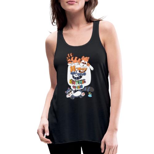 Honey and Tomo Rhymes Sharing - Women's Flowy Tank Top by Bella