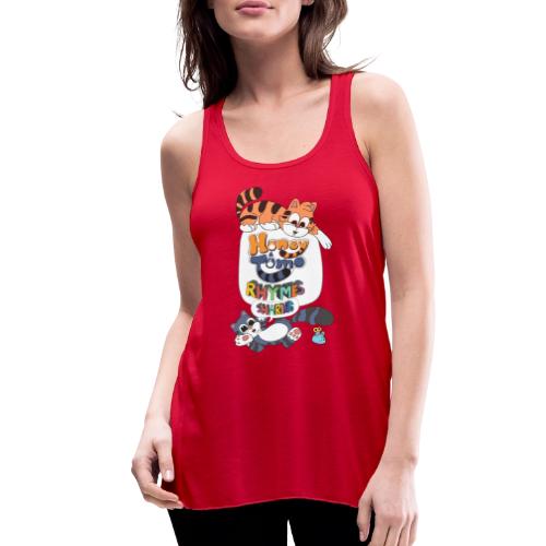 Honey and Tomo Rhymes Sharing - Women's Flowy Tank Top by Bella