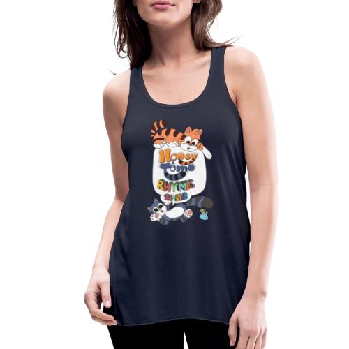 Honey and Tomo Rhymes Sharing - Women's Flowy Tank Top by Bella