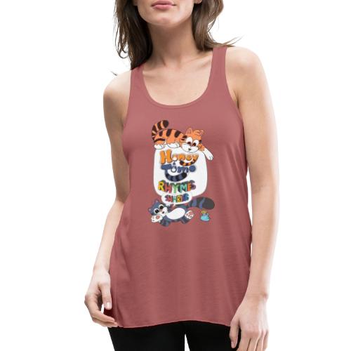 Honey and Tomo Rhymes Sharing - Women's Flowy Tank Top by Bella