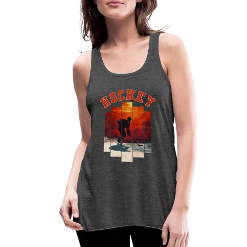 Hockey Dreams - Women's Flowy Tank Top by Bella