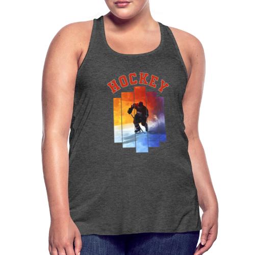 Hockey Rush - Women's Flowy Tank Top by Bella