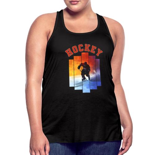 Hockey Rush - Women's Flowy Tank Top by Bella