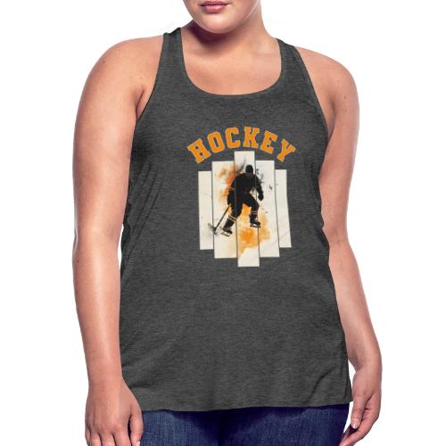 Hockey Grind - Women's Flowy Tank Top by Bella