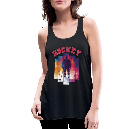 Hockey Zone - Women's Flowy Tank Top by Bella