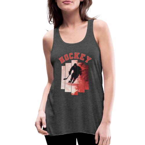 Hockey Spirit - Women's Flowy Tank Top by Bella