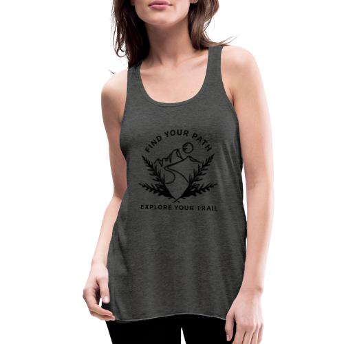 Find Your Path Explore Your Trail - Women's Flowy Tank Top by Bella