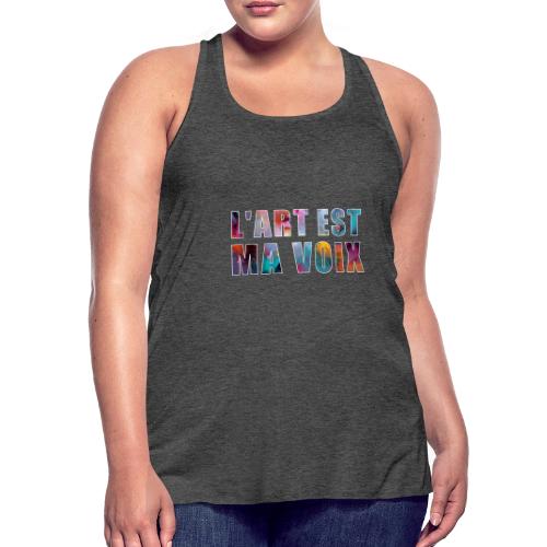 Art is my voice - Women's Flowy Tank Top by Bella