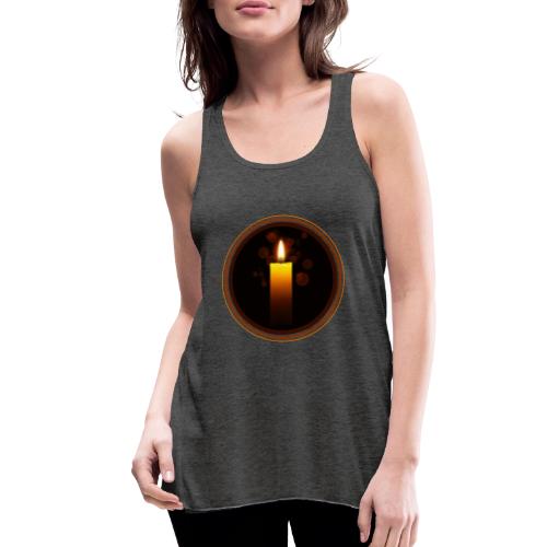 Candle - Women's Flowy Tank Top by Bella