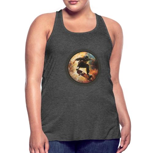 Skateboarding Flow - Women's Flowy Tank Top by Bella