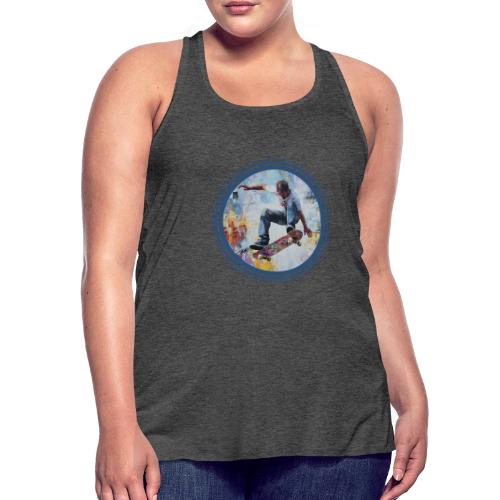 Skateboarding Universe - Women's Flowy Tank Top by Bella