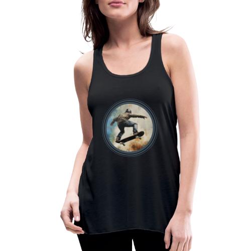 Skateboarding Energy - Women's Flowy Tank Top by Bella