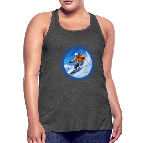 Skiing: On the Edge - Women's Flowy Tank Top by Bella