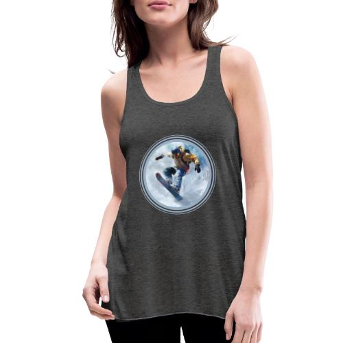 Snowboarding Life - Women's Flowy Tank Top by Bella