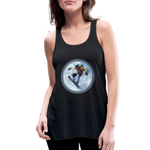 Snowboarding Life - Women's Flowy Tank Top by Bella
