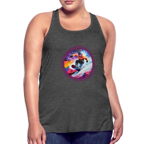 Snowboarding Spirit - Women's Flowy Tank Top by Bella