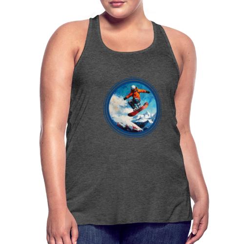 Snowboarding Vibes - Women's Flowy Tank Top by Bella