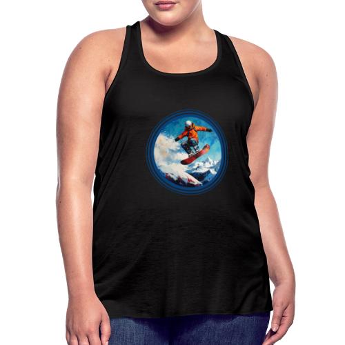 Snowboarding Vibes - Women's Flowy Tank Top by Bella