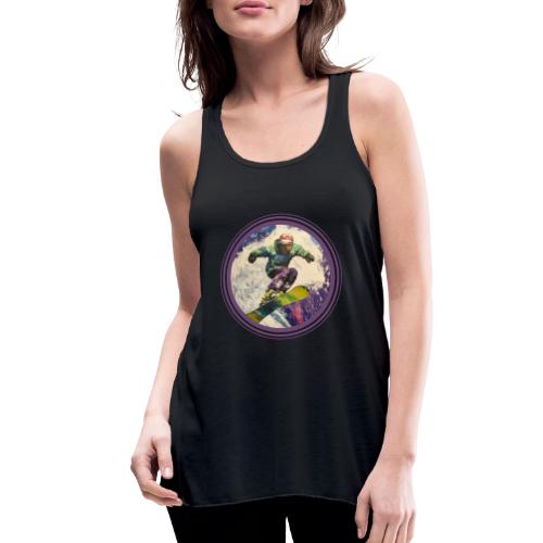 Snowboarding Soul - Women's Flowy Tank Top by Bella
