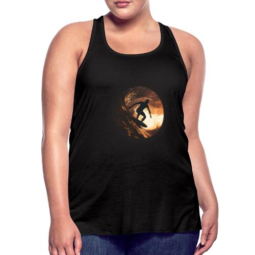 Surfing Spirit - Women's Flowy Tank Top by Bella