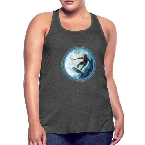 Surfing Freedom - Women's Flowy Tank Top by Bella