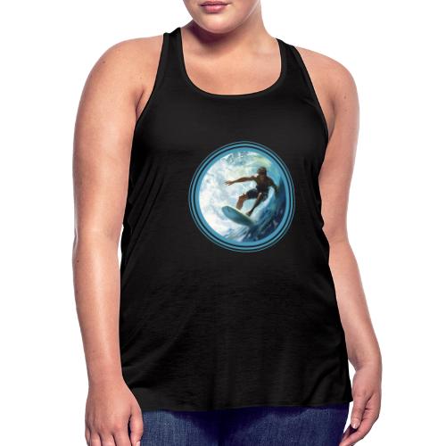 Surfing Freedom - Women's Flowy Tank Top by Bella