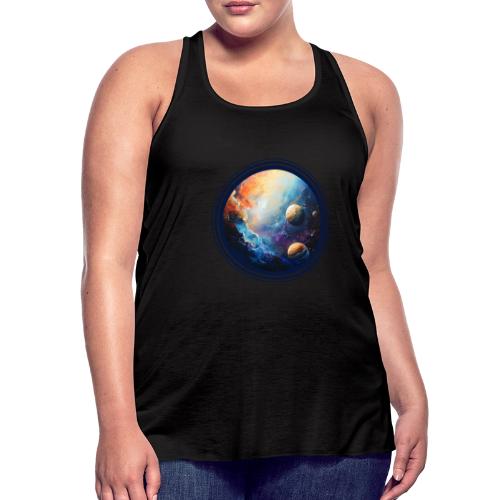Nebula of Planets - Women's Flowy Tank Top by Bella