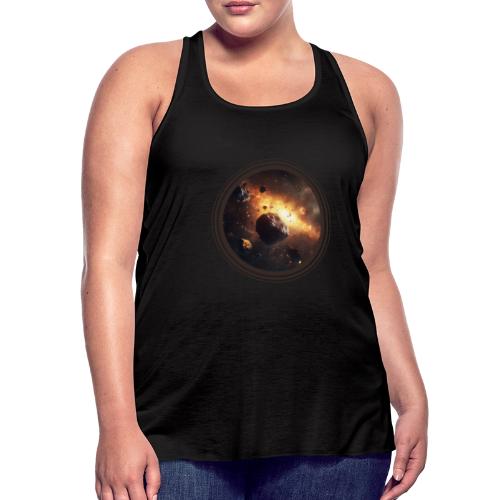 Asteroids Drift - Women's Flowy Tank Top by Bella